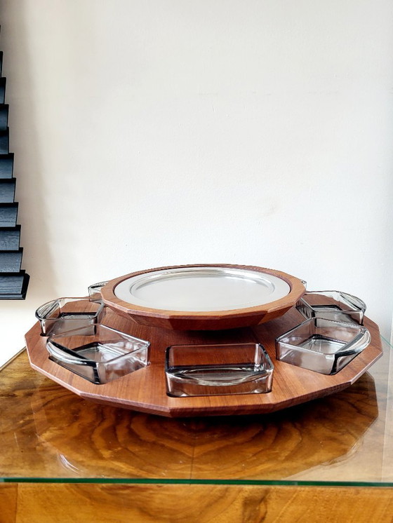 Image 1 of Lazy Susan bowl, Scandinavian Design from the 1960s