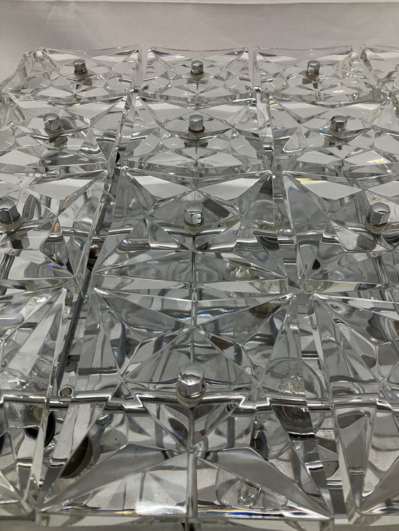 Image 1 of Lampada da soffitto vintage in cristallo Kinkeldey Leuchten esclusiva!