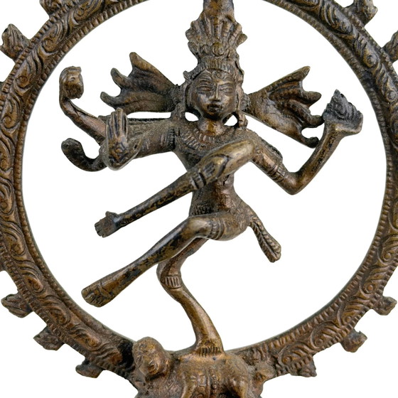 Nota: 3x Statue Shiva Nataraja – India – Danza Cosmica Realizzate in Bronzo – Sculture, Bronze (photo 9 of 10)