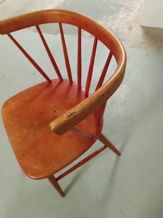 Image 1 of Vintage Florida Florett spijlenstoel