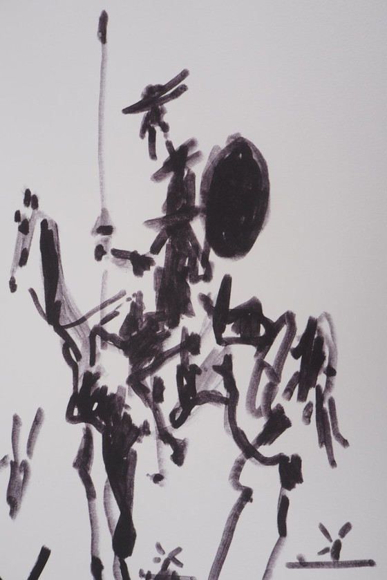 Pablo Picasso: Don Quixote, Signed Lithograph – Lithographs & prints, Paper (photo 3 of 6)
