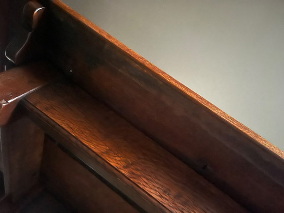 Antiker Eichenholz Couchtisch – Couchtische (photo 8 of 8)