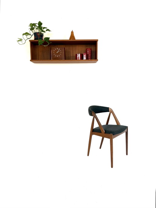 Vintage Teak Wall Shelf, 1960s – wandkast, Wood (photo 2 of 12)
