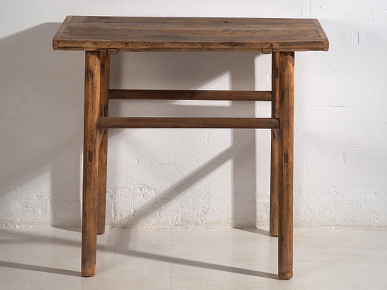 Grote antieke bijzettafel (ca. 1920) #34, Consoles, Hout, Bruin, Rustic (foto 14 van 21)