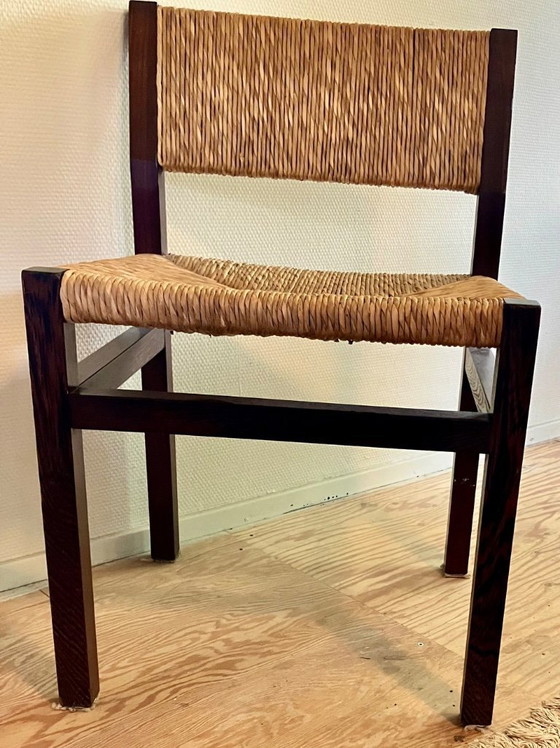 Image 1 of Set di 4 sedie da pranzo in wengé Martin Visser