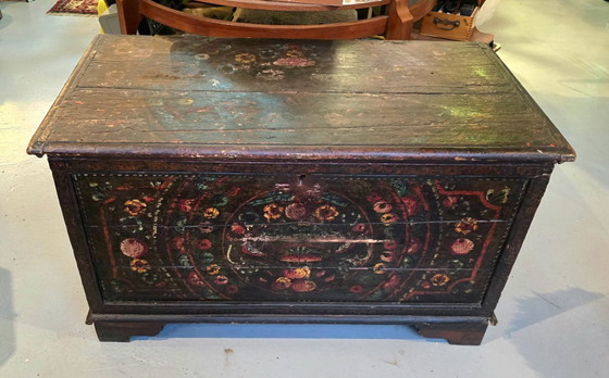 Image 1 of Coffre dit  "SANDOUK" - Tunisie Circa 1900 