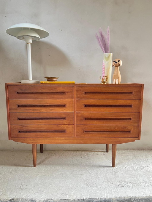 Deens Design Ladekast Teak Jaren 60