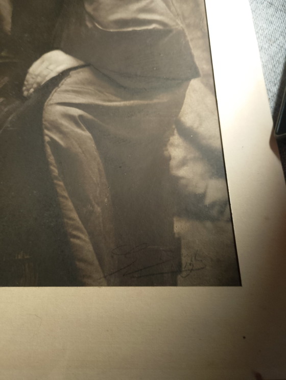 Image 1 of Ancienne photographie 1919 Ferdinand larnaude doyen faculté de droit a Paris studio le garçon paris signé daté 