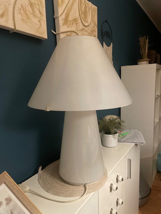 Grote Italiaanse mondgeblazen lamp uit de jaren 60-70. – vloerlampen, Glass