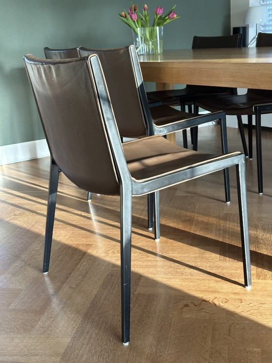 Image 1 of 6 fraaie KFF eetkamer stoelen