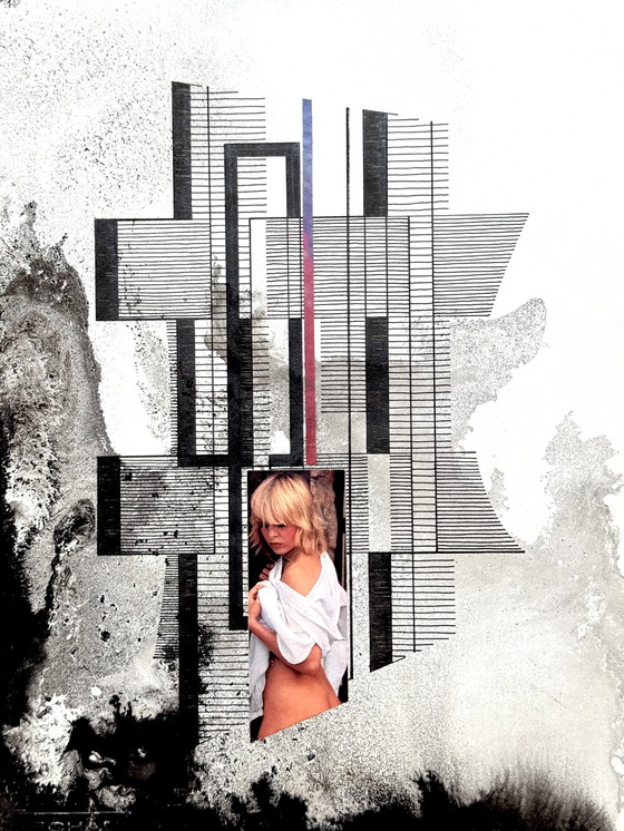 Image 1 of Eugène Eechaut (1928-2019) Abstrait + Collage, 1979