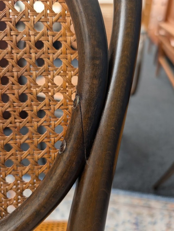 Image 1 of 7x Vintage rattan chairs, model 215r, Thonet