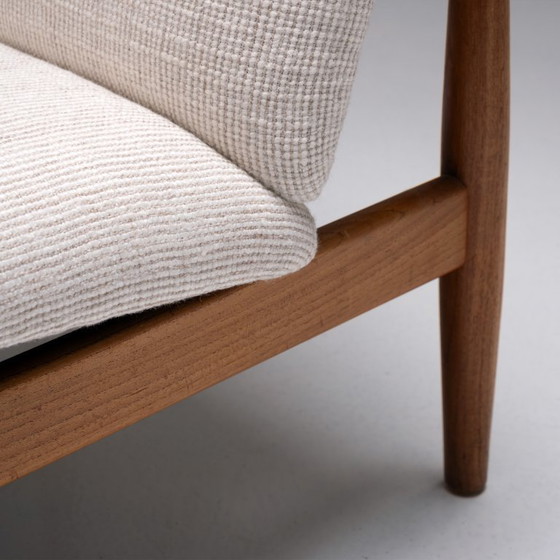 Image 1 of 2x chaise longue modèle FD 137/1 'Japan' de Finn Juhl pour France & Søn,