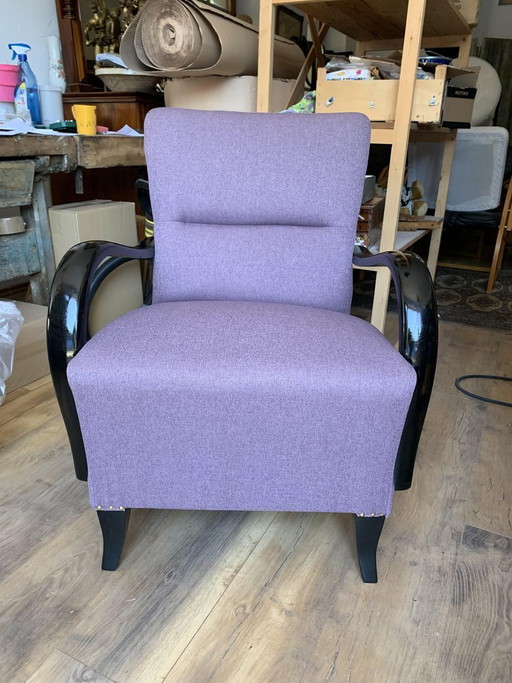Fauteuil Art Déco Lilas, années 1920
