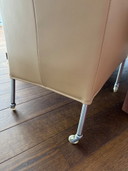Sedie da pranzo Bert Plantagie in pelle color cammello, 6 pezzi