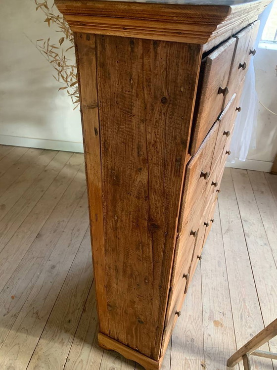 Vintage fourniturenkast – Opbergkast, Wood (photo 5 of 15)