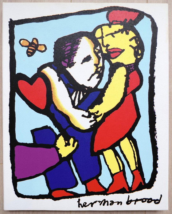 Herman Brood - Te amo, impresión en lienzo – Láminas artísticas, Wood, Canvas (photo 5 of 5)