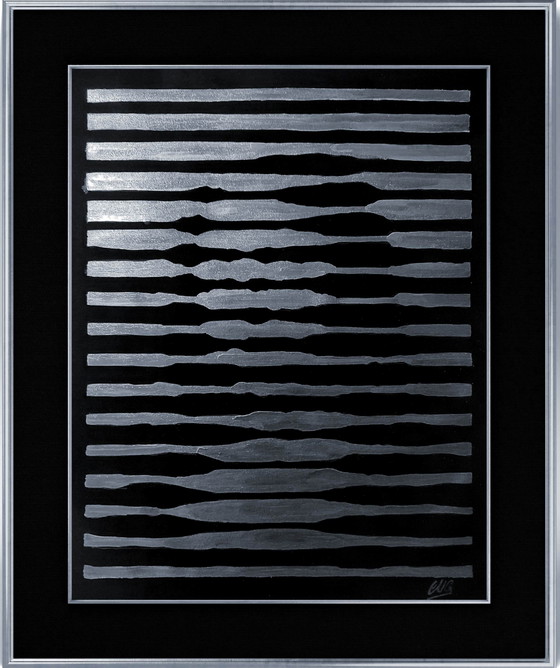 Image 1 of Walter Geraci - Gioconda rayures XL argent 