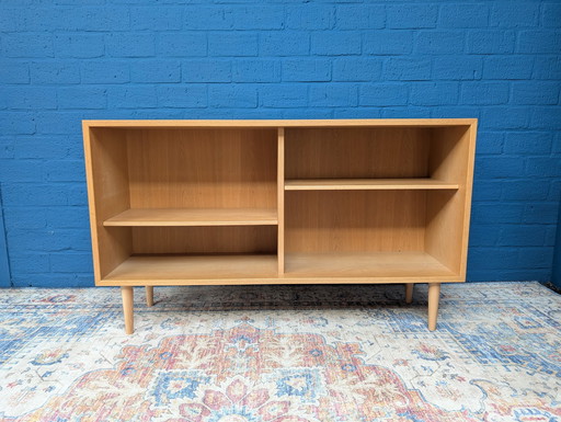 Vintage Low Bookcase, Danish Design by Borge Mogensen, Production By Karl Andersson, 1960s