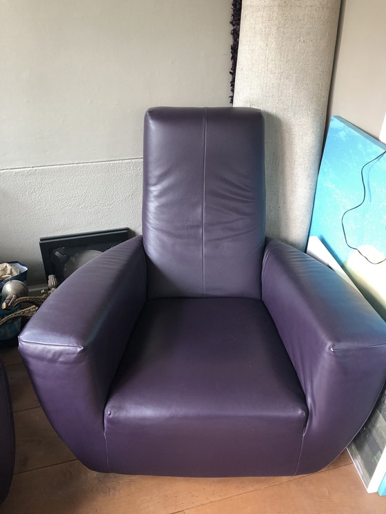 Image 1 of Gerard van den Berg label Longa fauteuils met hockers