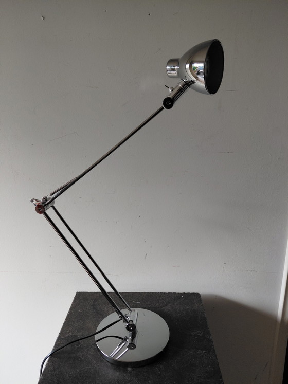 Lampe de bureau chromée vintage MCM IKEA « Antifoni » – Lampes de bureau, Metal, Chrome (photo 3 of 8)