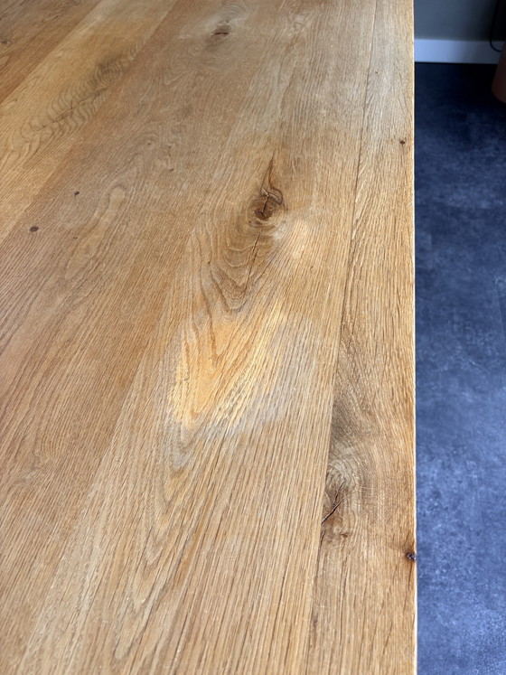 Image 1 of Diseño holandés DD Para mesa de roble 260x120