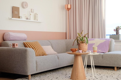 Bolia hoekbank 'Hannah' lichtgrijze stof 