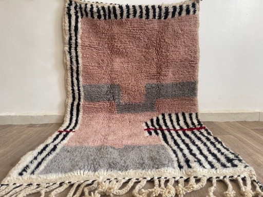 Tapis berbère tissé main traditionnelle 1,5/2,5 m