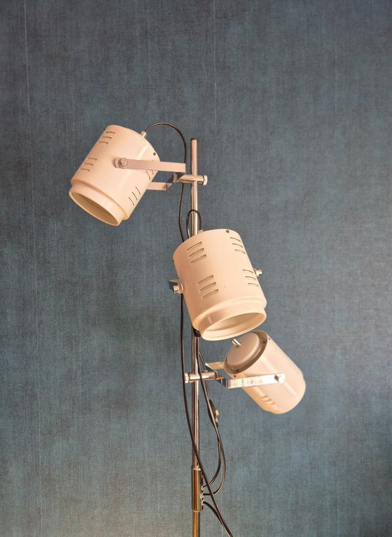 Image 1 of Lampada da terra vintage - Herda | 3 faretti - Anni '70