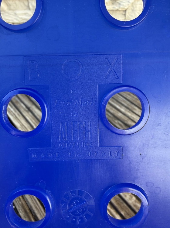 Image 1 of Enzo Mari Driade edit Aleph italian design Memphis Starck 1996 box chair