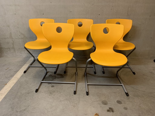 5 x Pantoswing Lupo Chair Verner Panton