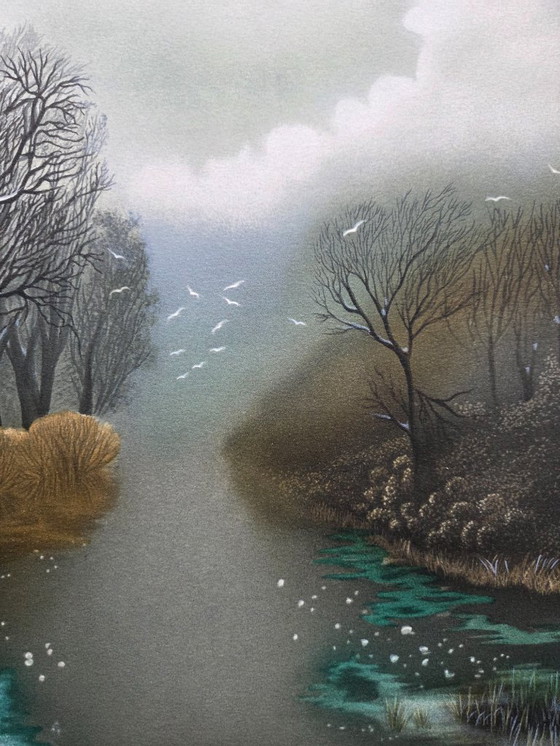 Image 1 of Degans Xavier (1949-) - Litografia Prova d'artista