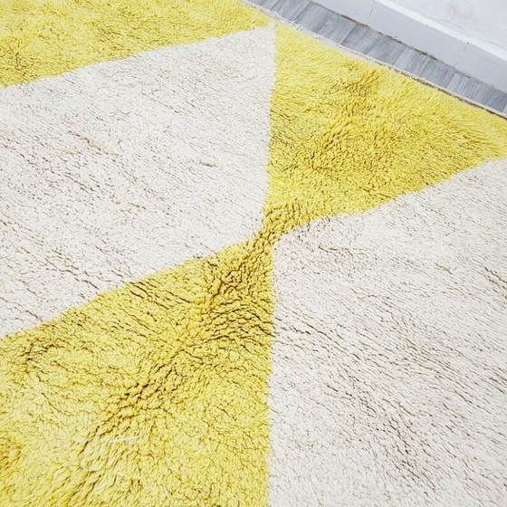 Elegant Marokkaans tapijt – Handgemaakt Atlasgebergte wol 200cmx300cm – Vloerkleden en tapijten, Cotton (photo 5 of 8)