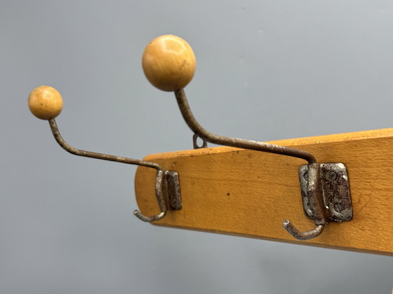 Image 1 of Retro Mid - Century Coat Rack - Authentic & Characterful