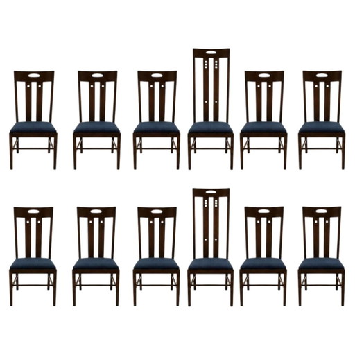 Charles Rennie Mackintosh Glasgow Style Ingram Low Chairs aus Eschenholz für Cassina