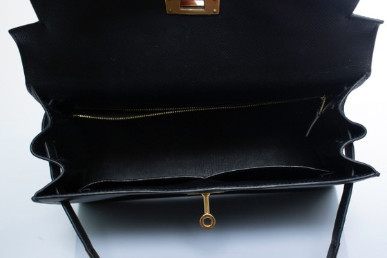 Hermes, Sac Kelly II Sellier 28 Epsom 89 Negro – Hermès, Bolsos de mano, Calfskin (photo 16 of 20)