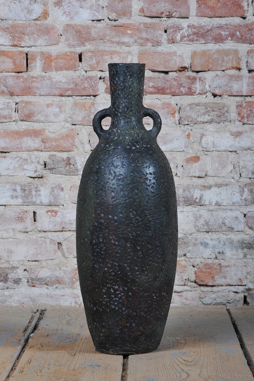Original Art Deco Vase, Ceramics, Well-Preserved Condition, Czech, 1920s – vazen (photo 2 of 9)