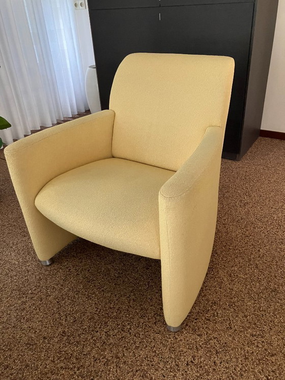 Sillas Leolux Quantissimo, 2 piezas, tela amarilla – Sillones, Other (photo 4 of 5)