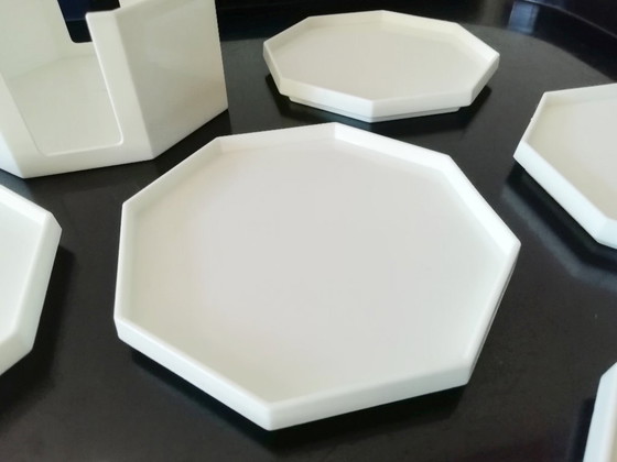 Image 1 of Sottobicchieri geometrici vintage