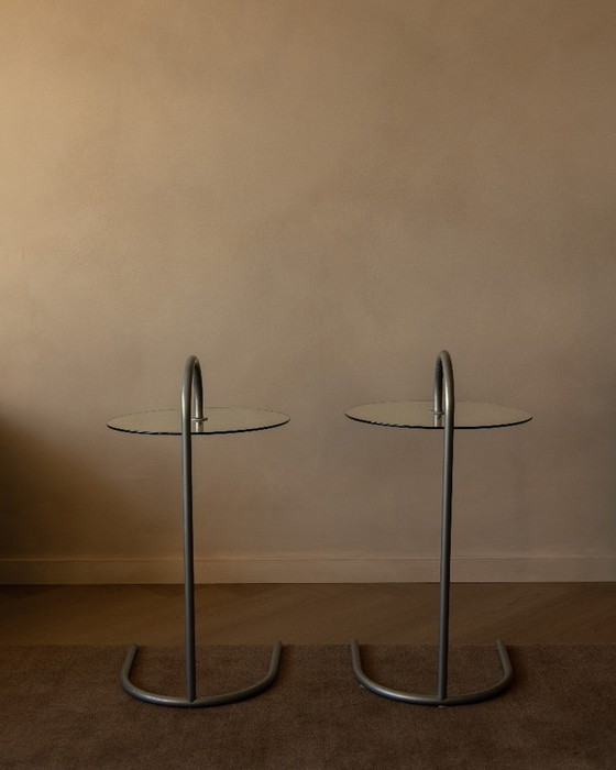 Image 1 of Set van 2 vintage IKEA "RY" bijzettafels - Tord Björklund - jaren 80/90