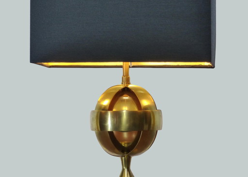 Golden Brass Lamp Astrolabe 1970