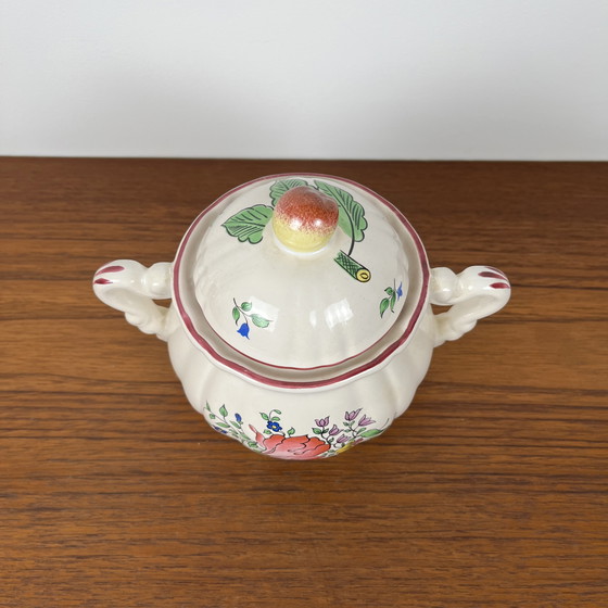 Image 1 of Sucrier ancien de Lunéville, modèle Réverbère, 1887