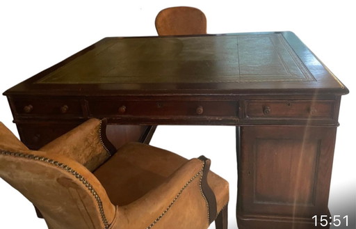 Antique Partner Desk