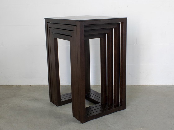 Image 1 of Mesas auxiliares Wittman (4x) diseño Josef Hofman