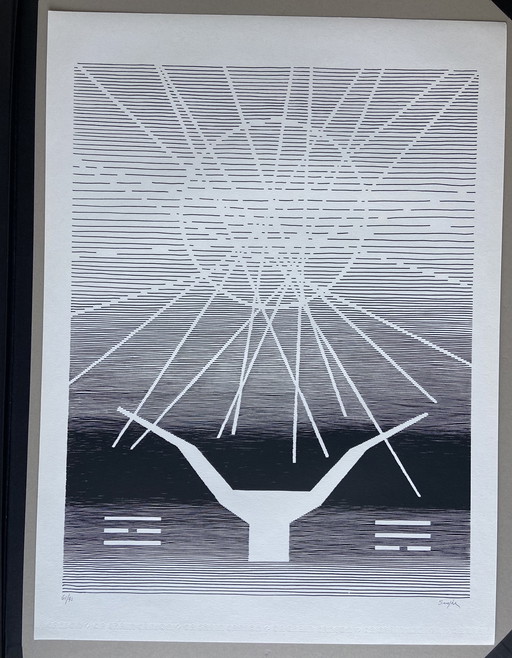 Obra firmada por Michel Seuphor (París).