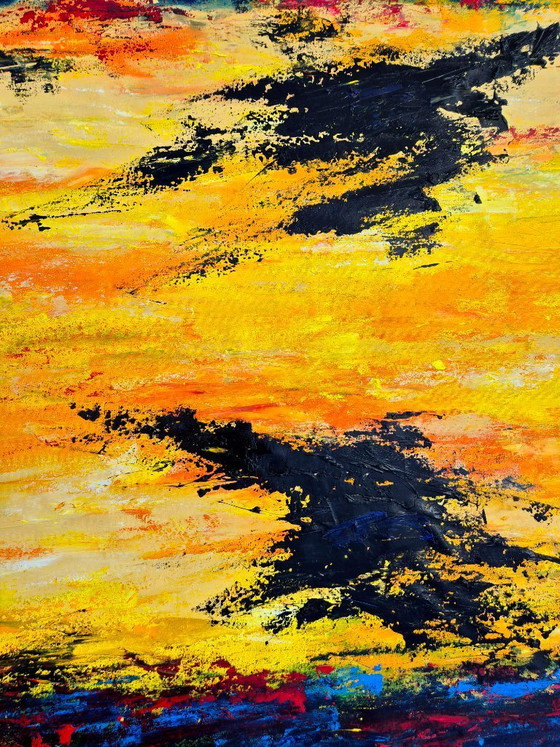 Image 1 of Jovan Srijemac (1962) - Black clouds - (XXL)