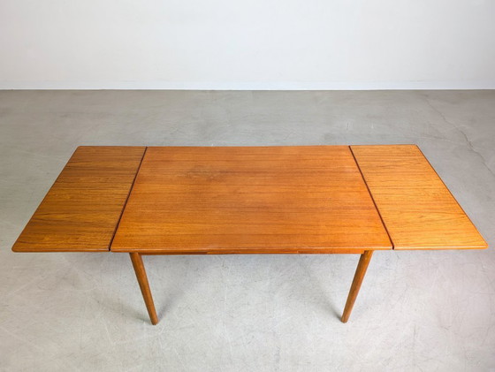 Image 1 of Midcentury Esstisch ausziehbar Rogenstrup Vintage teak danish