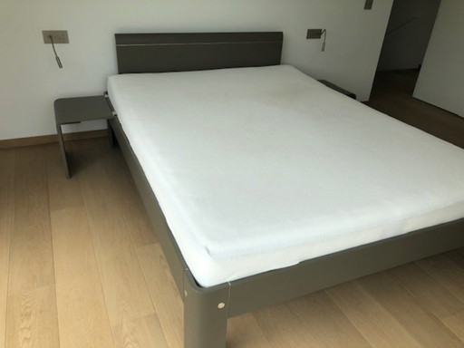 Auping Auronde 1500 afm 160x210 gris mousse