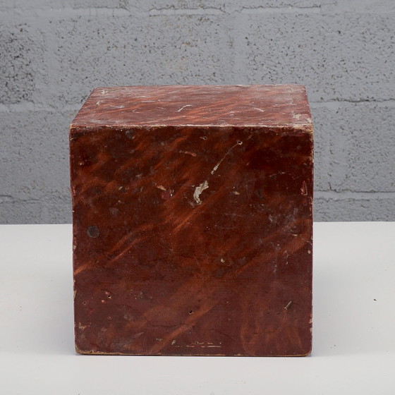Base d'exposition cube laquée – Sacs seau, Bois, Industrieel (photo 7 of 7)