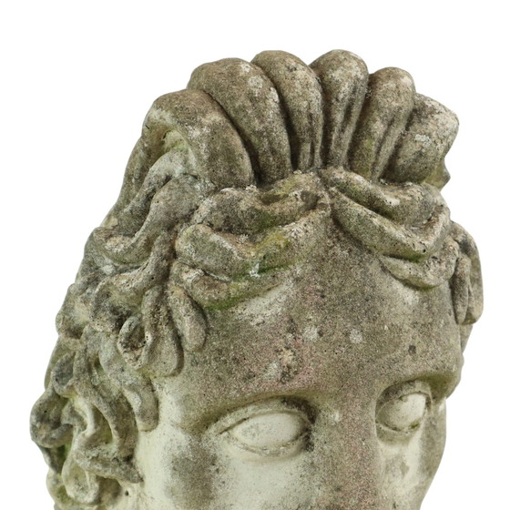 Image 1 of Large Apollo Bust Garden Statue